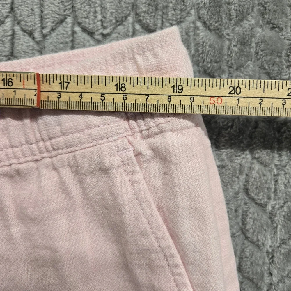 Banana Republic Deck 7 Inch Shorts Mens‎ XL Pink Linen Blend Drawstring